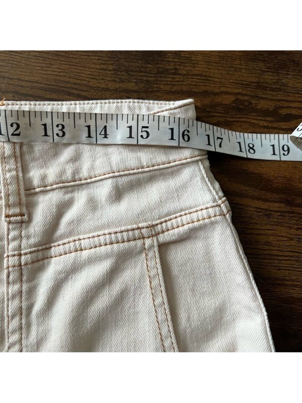 ULLA JOHNSON Women's Brodie Jeans Tapered Ankle Ivory Size 10 High Rise - Picture 13 of 16